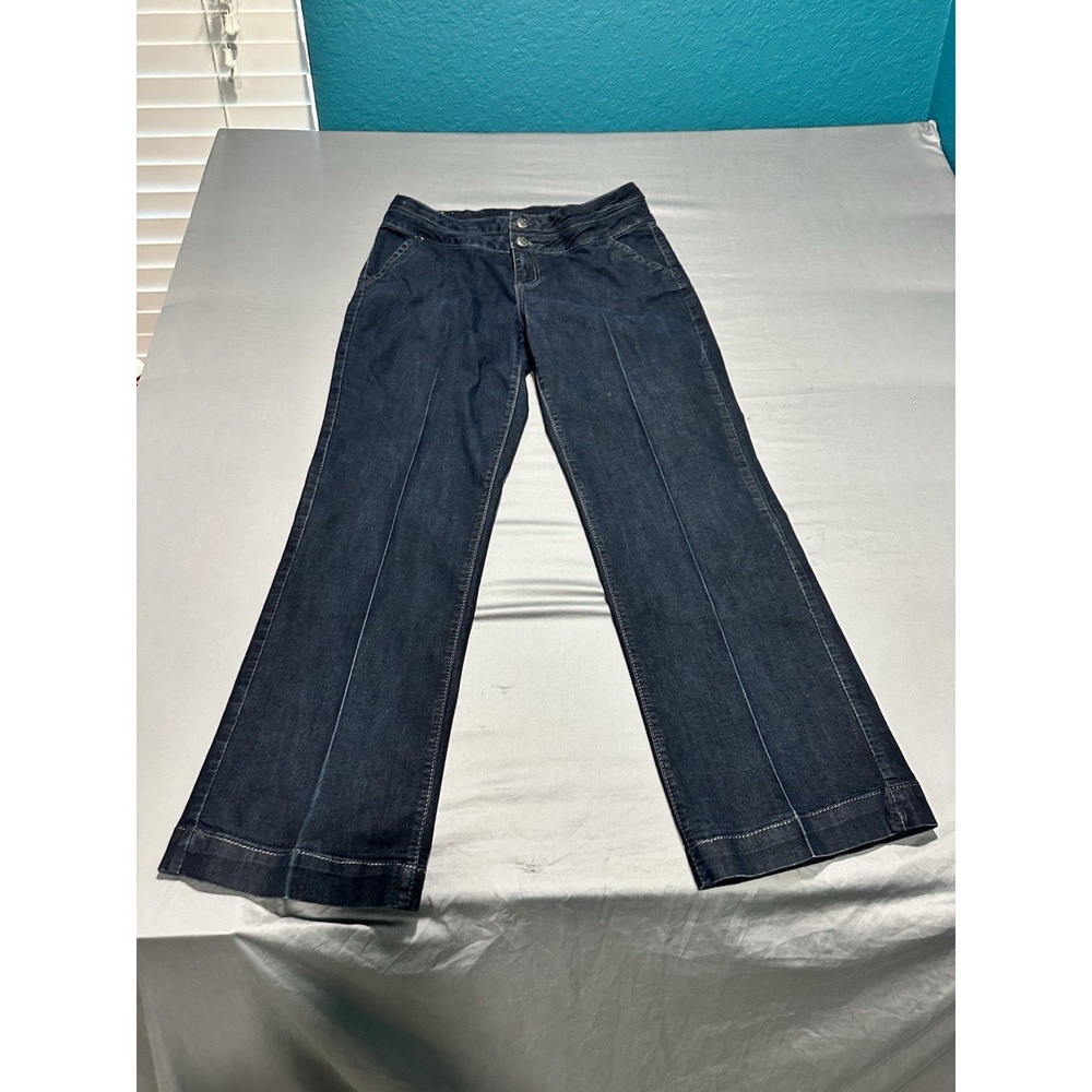 VTG Earl Women's Jeans Wide Leg Dark Wash 12P